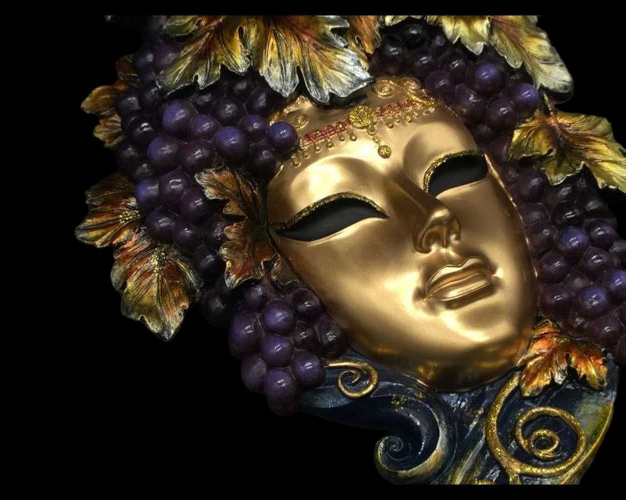 Kolorowa maska Z Winogronami  VERONESE WU75052VC