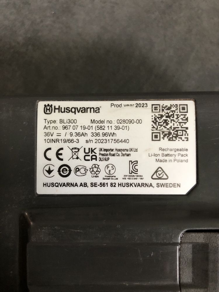 Ножниці Кущоріз Акумуляторний Husqvarna 522iHDR 60
