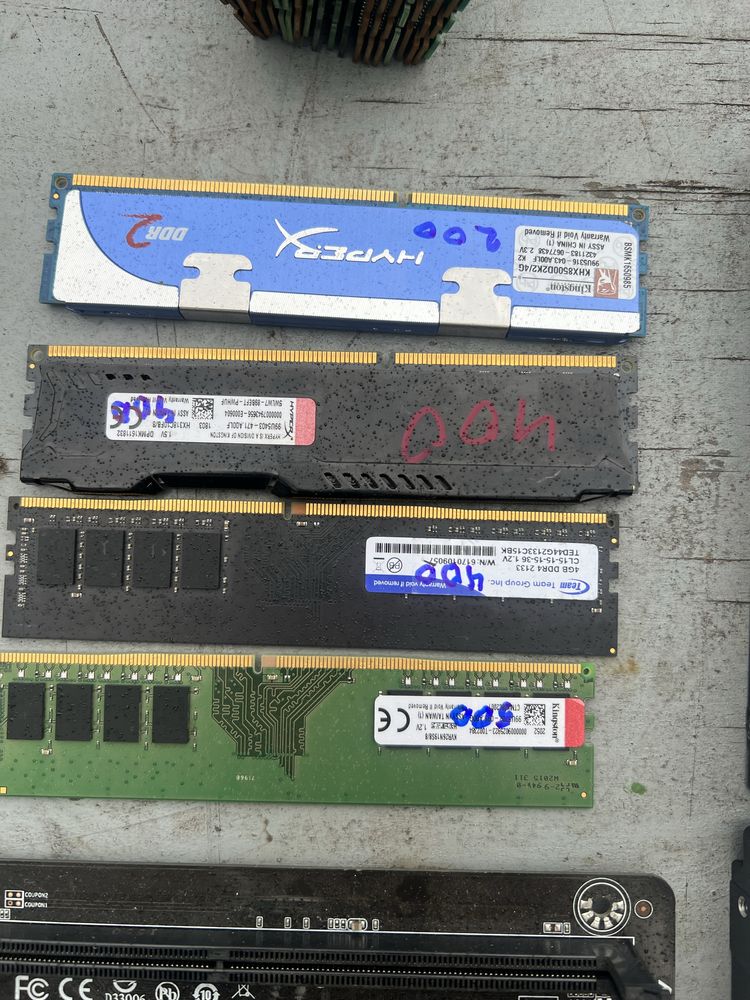 Комплектующие к ПК ОЗУ ddr 2 3 4 жесткий диск