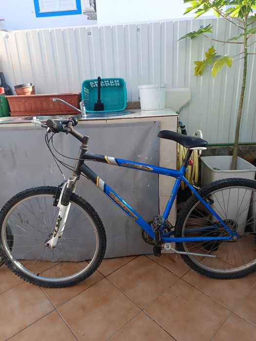 Dias bicicletas uma de passeio e outra de  desporto