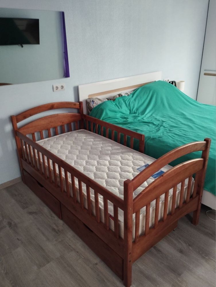 Детская кровать,из Ольхи, Подростковая кровать, купить кровать, мебель