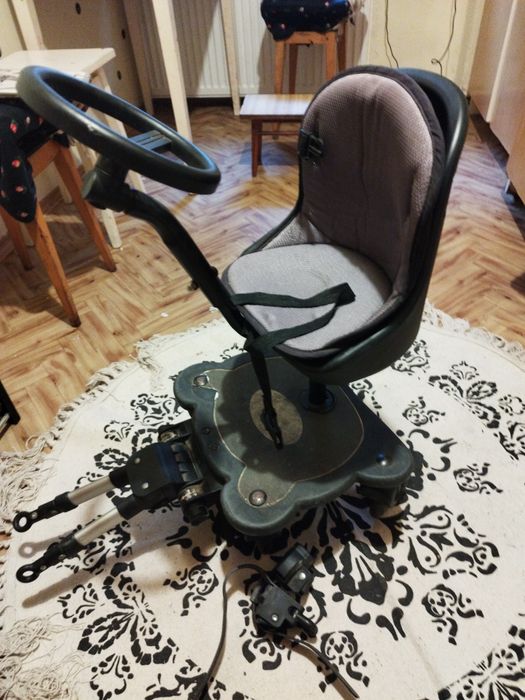 Dostawką do wózka easy 4 rider z kierownicą