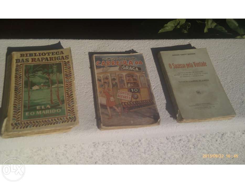 Lote de livros antigos seculos 19 e 20