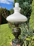 Lampa ceramiczna PRL, jak naftowa, sprawna