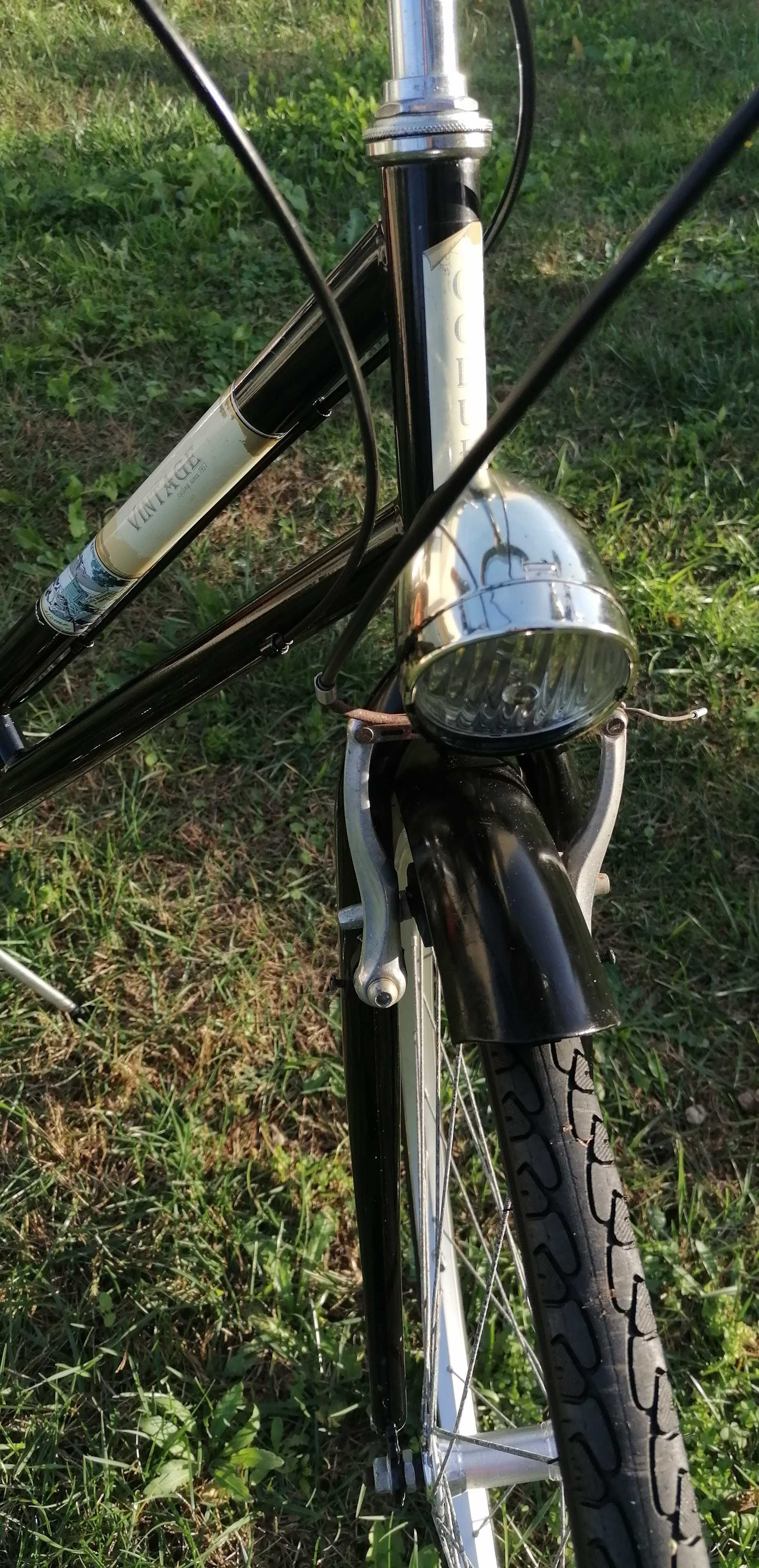 Bicicleta Urbana Coluer Vintage, roda 28", 7 velocidades + Acessórios