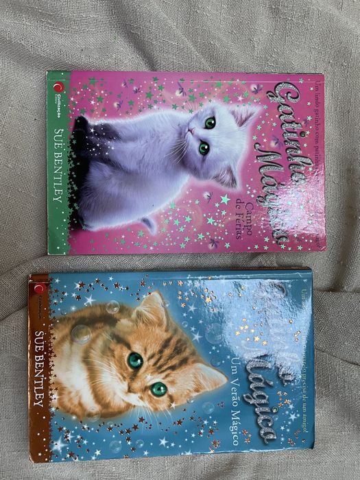 2 livros Gatinho Mágico