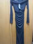 Vestido cizento escuro da Berska