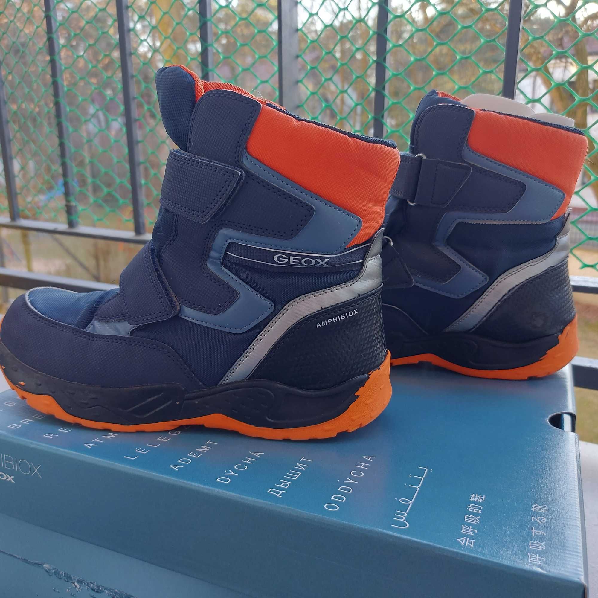 buty zimowe kozaki śniegowce Geox r. 37 dł. wkł. 24,7 cm gwarancja db
