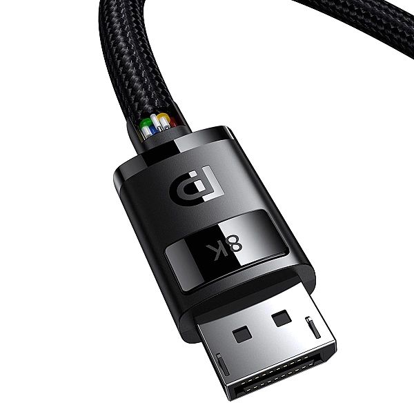 Kabel DisplayPort 8K 60Hz 2m Baseus High Definition Series - czarny
