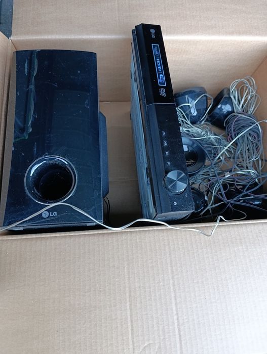 Kino domowe LG, wieża , odtwarzacz dvd