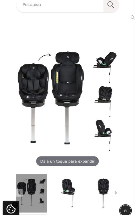 Vendo 2 Cadeiras auto, isofix e rotacao 360°, 60€ CADA