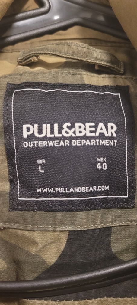 Męska kurtka parka khaki