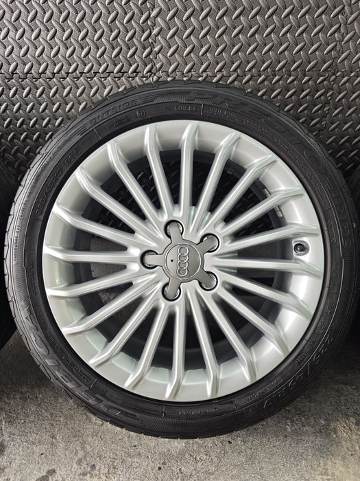 Koła Felgi Audi R17 5x112 ET46 7.0J 66.6 Opony 225/45/17 letnie
