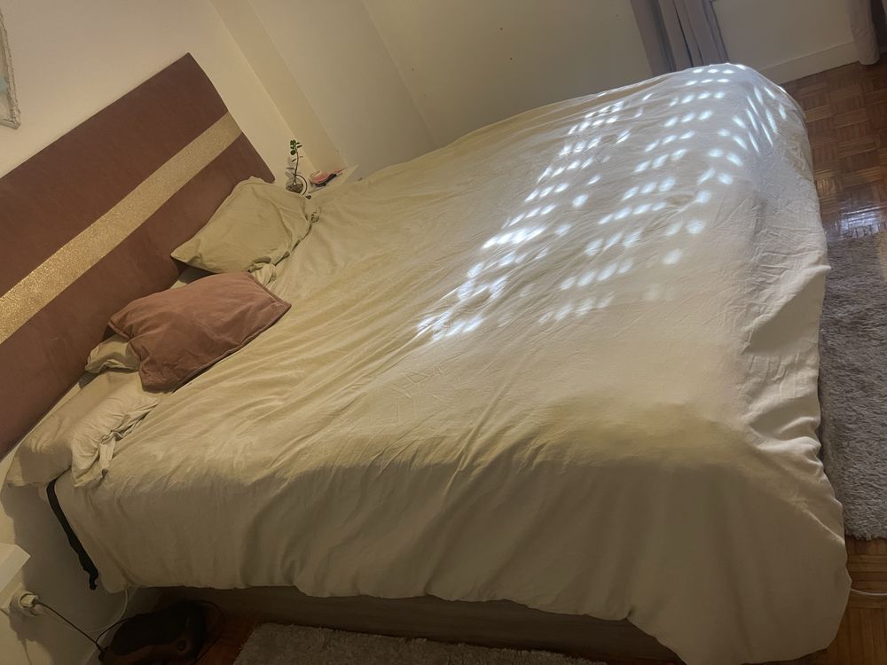 Sommier 140x200 com estrado elevatorio