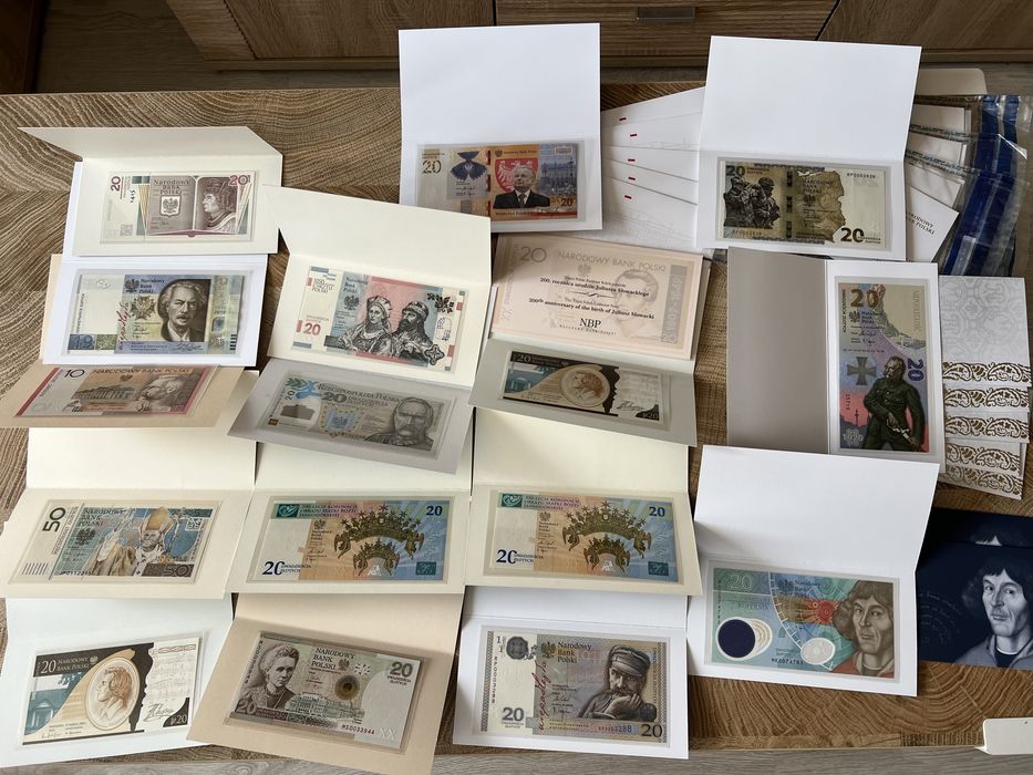 Kolekcja banknotów kolekcjonerskich NBP