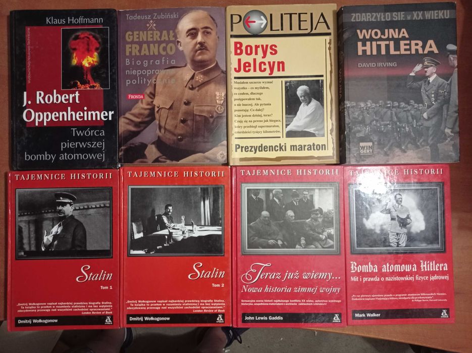 7 książek Generał Franco Stalin Oppenheimer Historia zimnej wojny