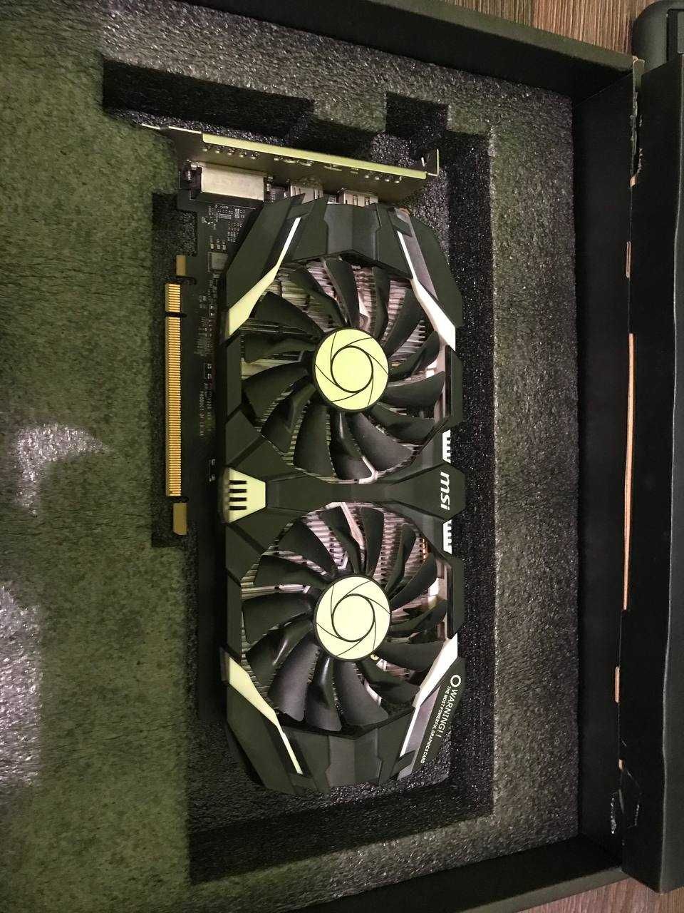 Відеокарта GTX 1060 6 gb MSI + коробка