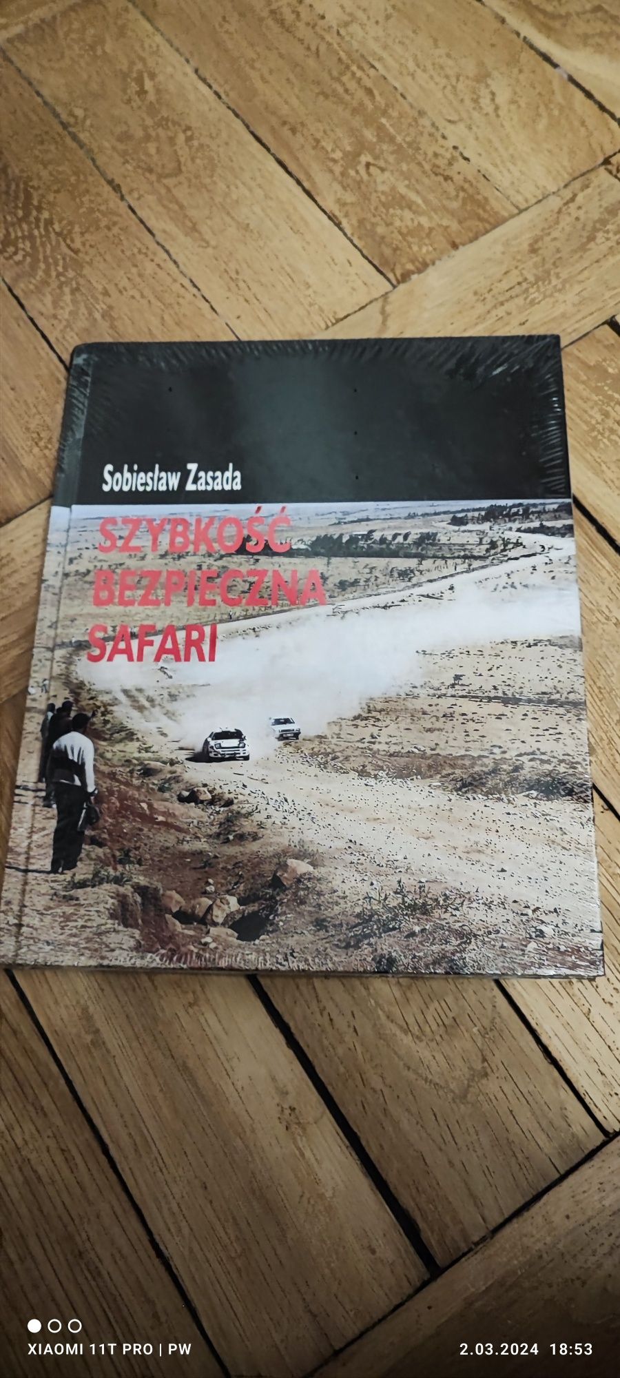 Sobiesław Zasada "Szybkość, Bezpieczeństwo, Safari". Folia, unikat.