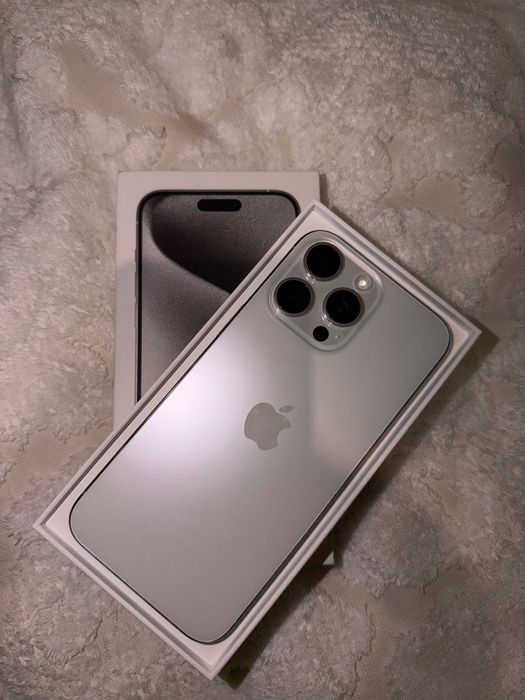 iphone 15 pro max 256 gb white titanium