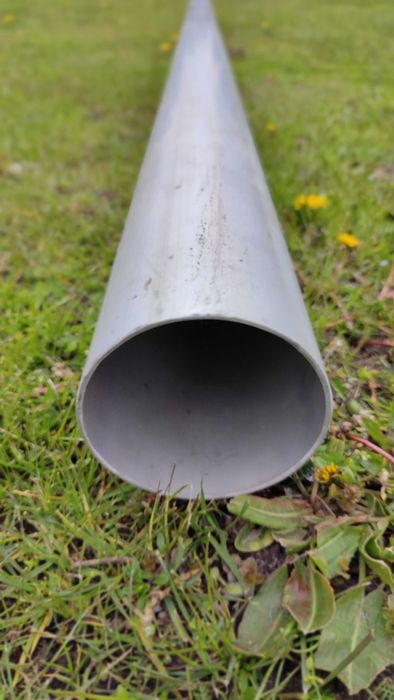 Rura aluminium aluminiowa 118/112mm #3,0mm, L=3mb, 20 szt. (60mb)