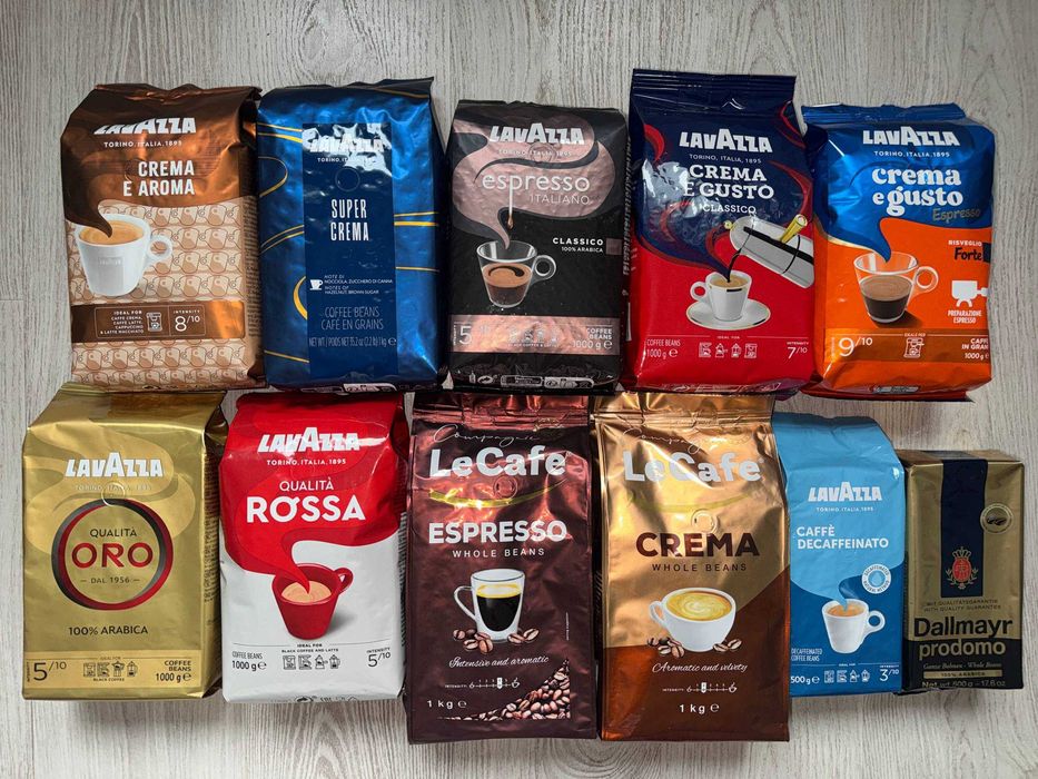 Кофе Кава Lavazza Kimbo в зернах мелена молотый Розчинна кава