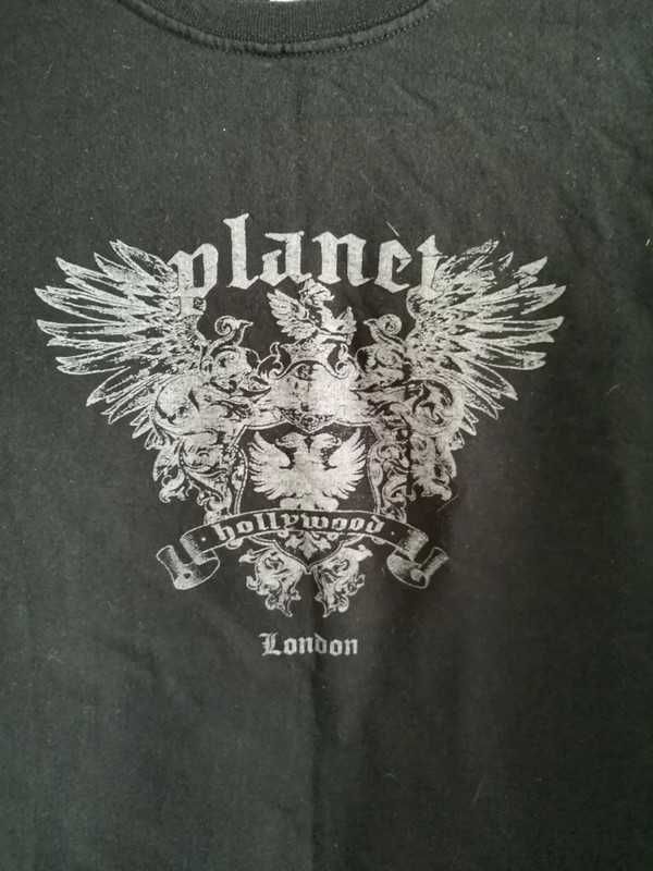 Planet Holywood London Vintage Crewneck 90s czarny S