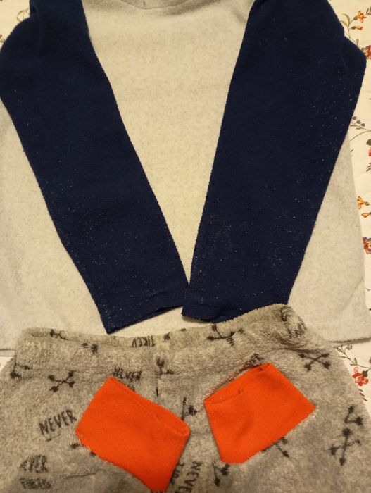 Pijama, peças diferentes