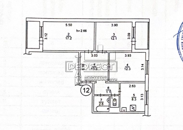 Продаж 3к квартири Полярна 8г / Полярная 8г