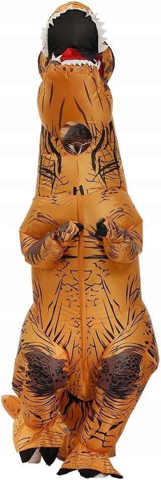 Jashke Przebranie Dmuchany Strój Dinozaur T-Rex Kostium Halloween