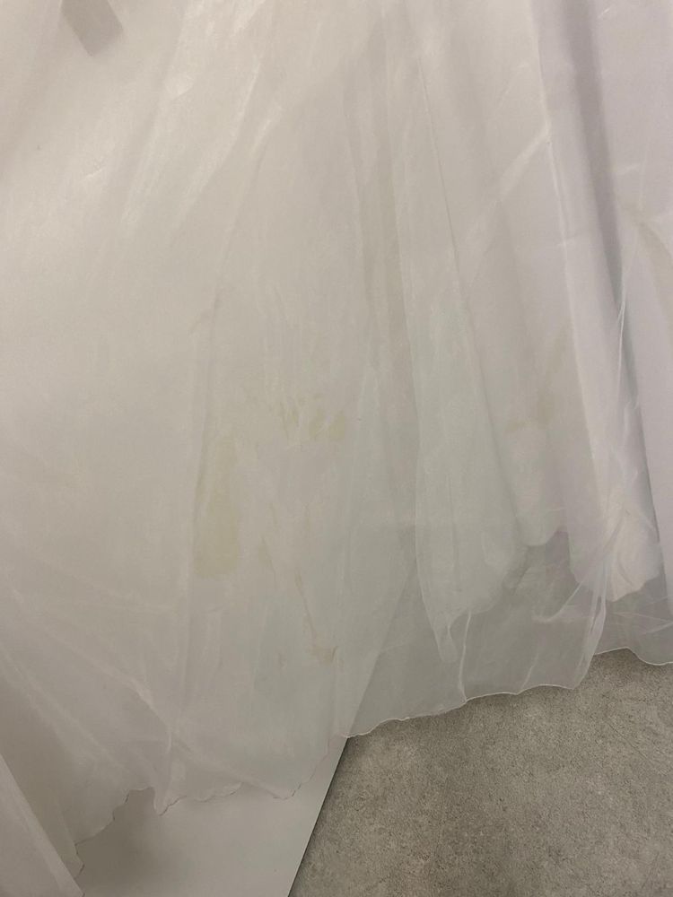 Suknia ślubna na kole litera A plus size 44 46