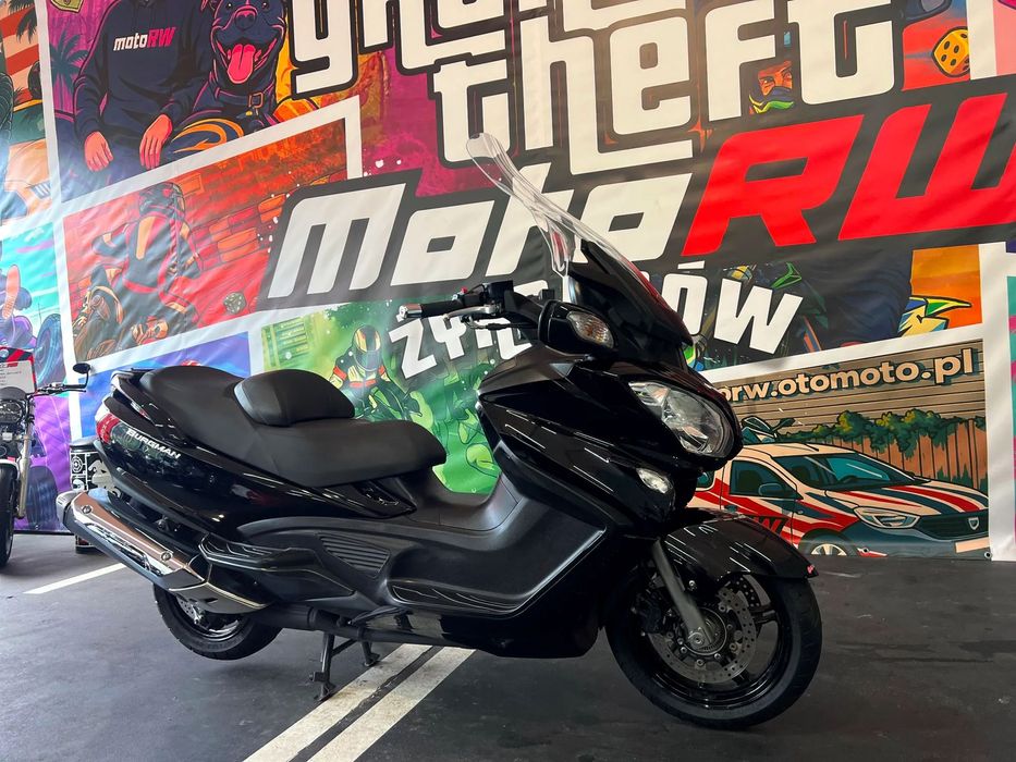 Suzuki Burgman 650 FILM ABS Bezwypadkowy Grzane siedzenia i manetki Oryginał MotoRW