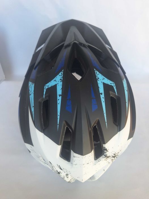 Kask rowerowy dziecięcy fullface Ontyzz JC-012 Black Blue S/M 52-56cm