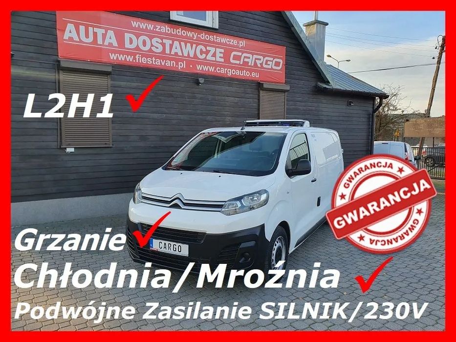 Citroën JUMPY  Chłodnia/Mroźnia L2 LONG Klima Podwójne Zasilanie SILNIK/230V //