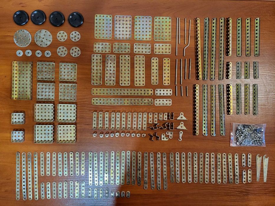 Мега-набор! Металлический конструктор №5, НОВЫЙ, 250+ дет.