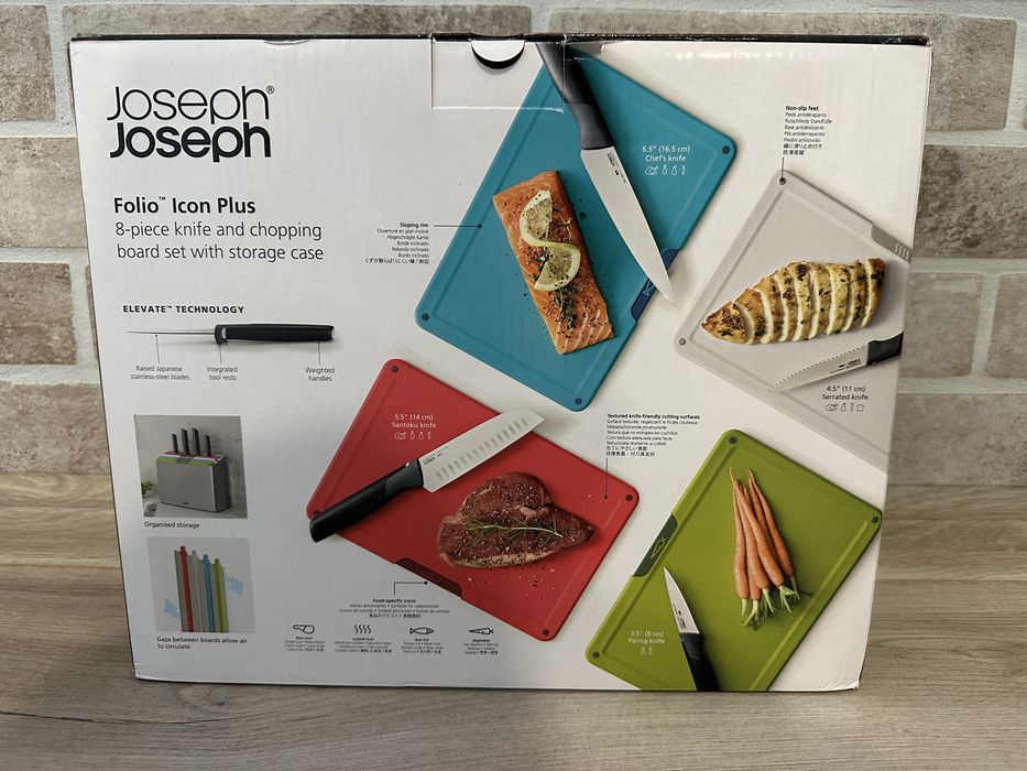 Набір обробних дощок із ножами  Joseph Joseph