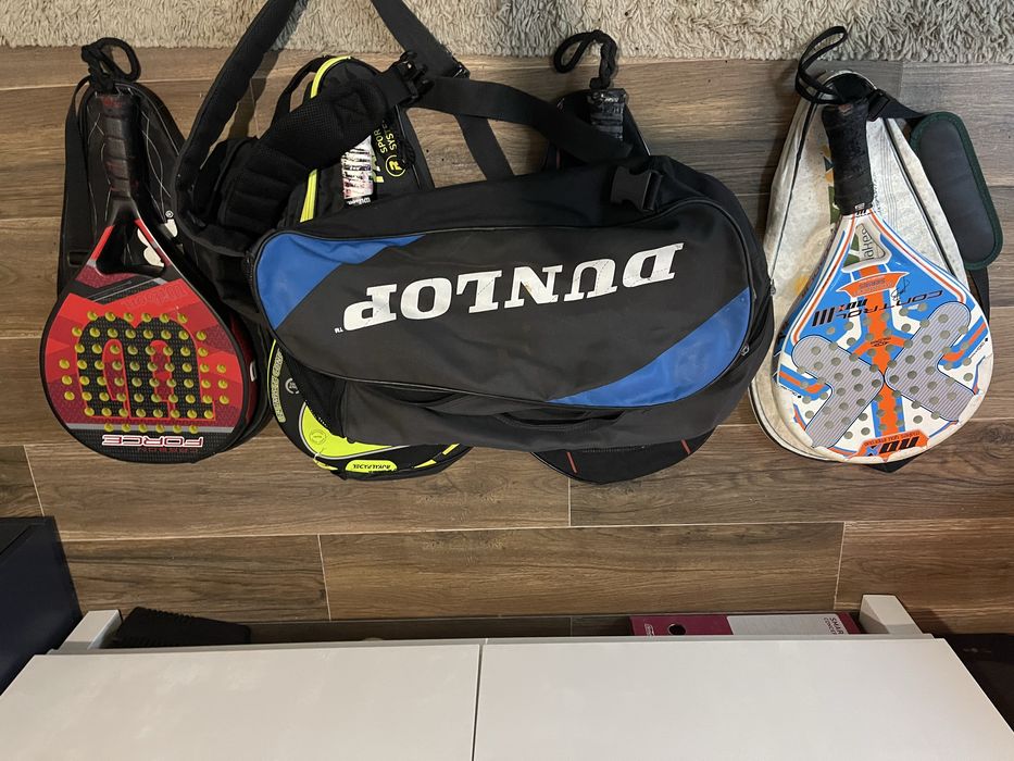 4 raquetes padel- para despachar