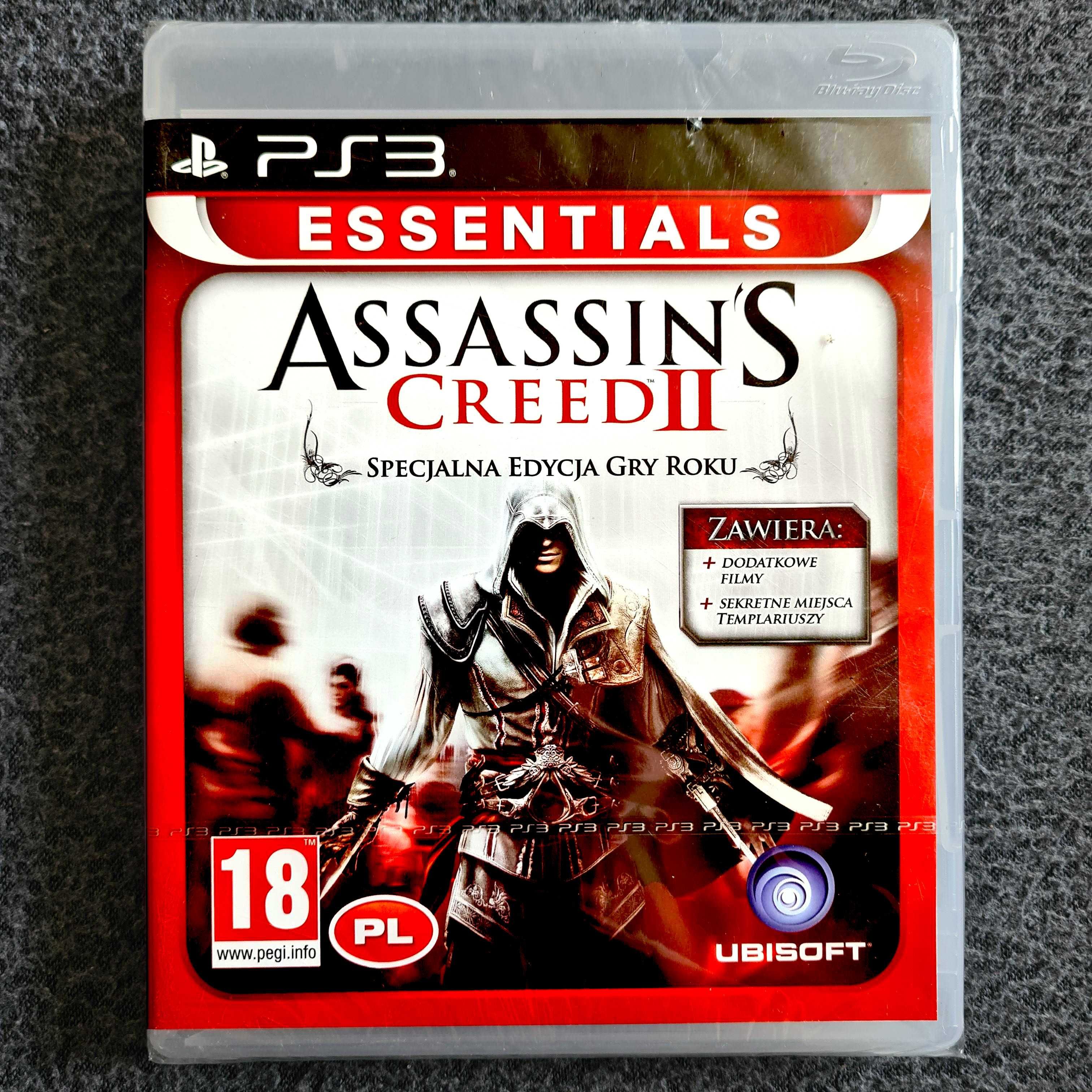 Assassins Creed II PL GOTY Ps3 Specjalna Edycja Gry Roku Nowa w folii