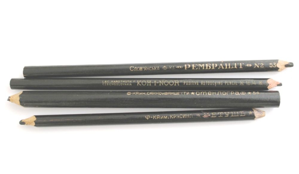 Карандаши цанговый Кимек и фотохудожника СССР 1960-х годов,