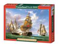 Puzzle 3000 Żaglowce na morzu Castor pudełko,385x268 mm
