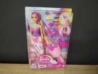 Nowa Lalka Barbie Księżniczka Dreamtopia HNJ06 zakrecone kolorowe pase