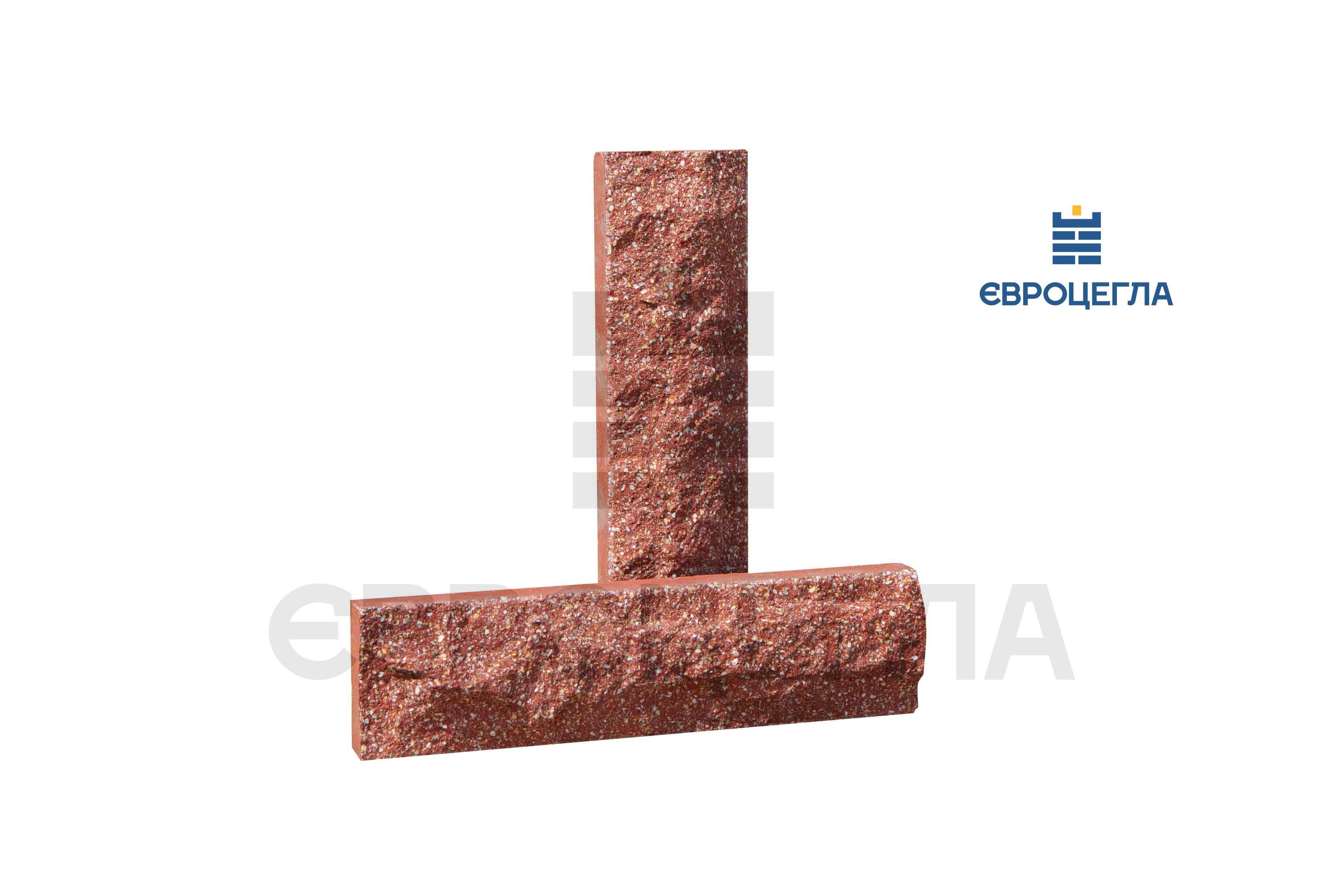 Рвана облицювальна фасадна плитка та цокольна від виробника ЄВРОЦЕГЛА
