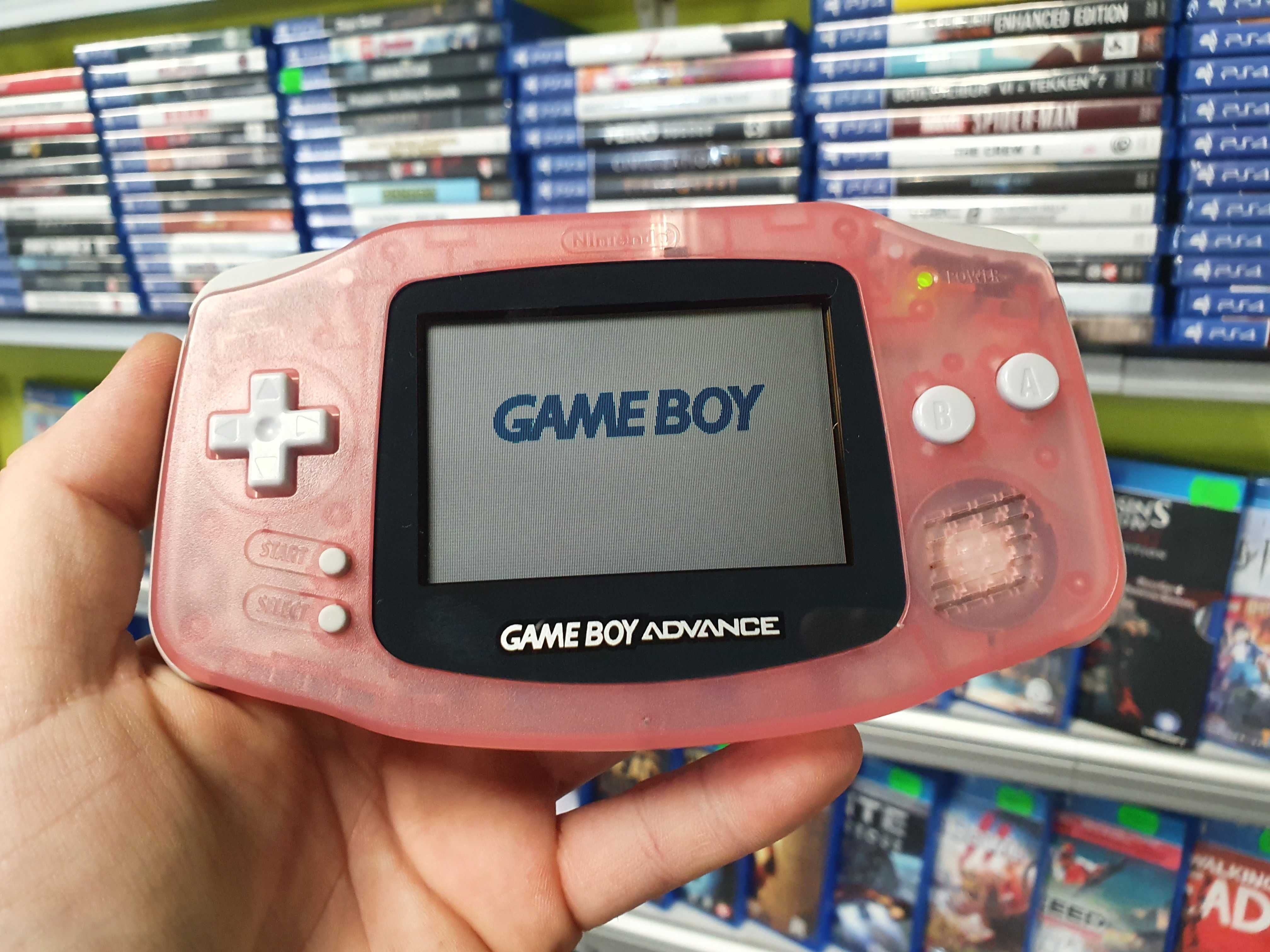 Gameboy Game Boy Advance Fuchsia Pink Stan Kolekcjonerski ZAMIANA