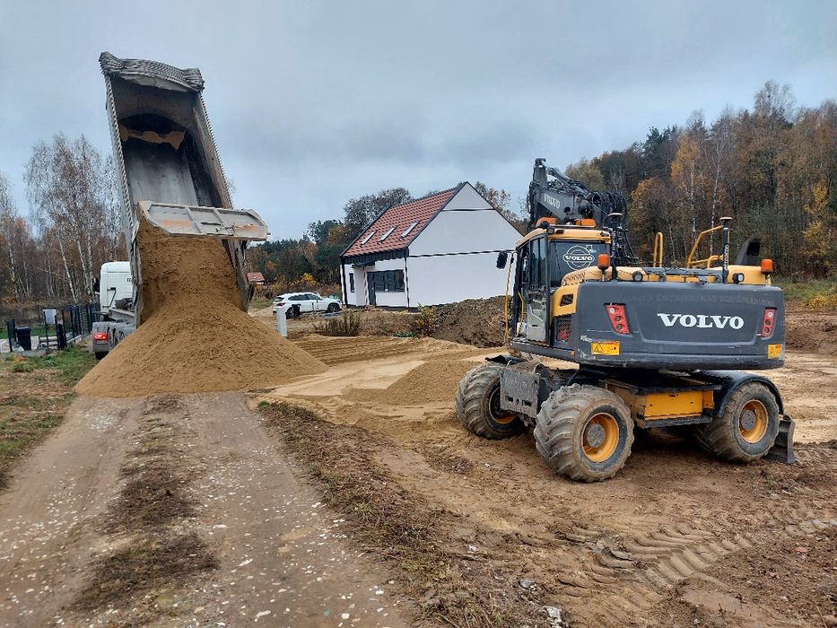 Prace ziemne niwelacja wykopy