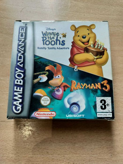 jogo gameboy advance winnie the pooh and rayman 3