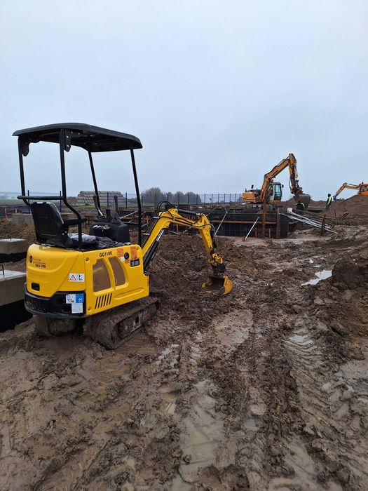 Usługi minikoparką