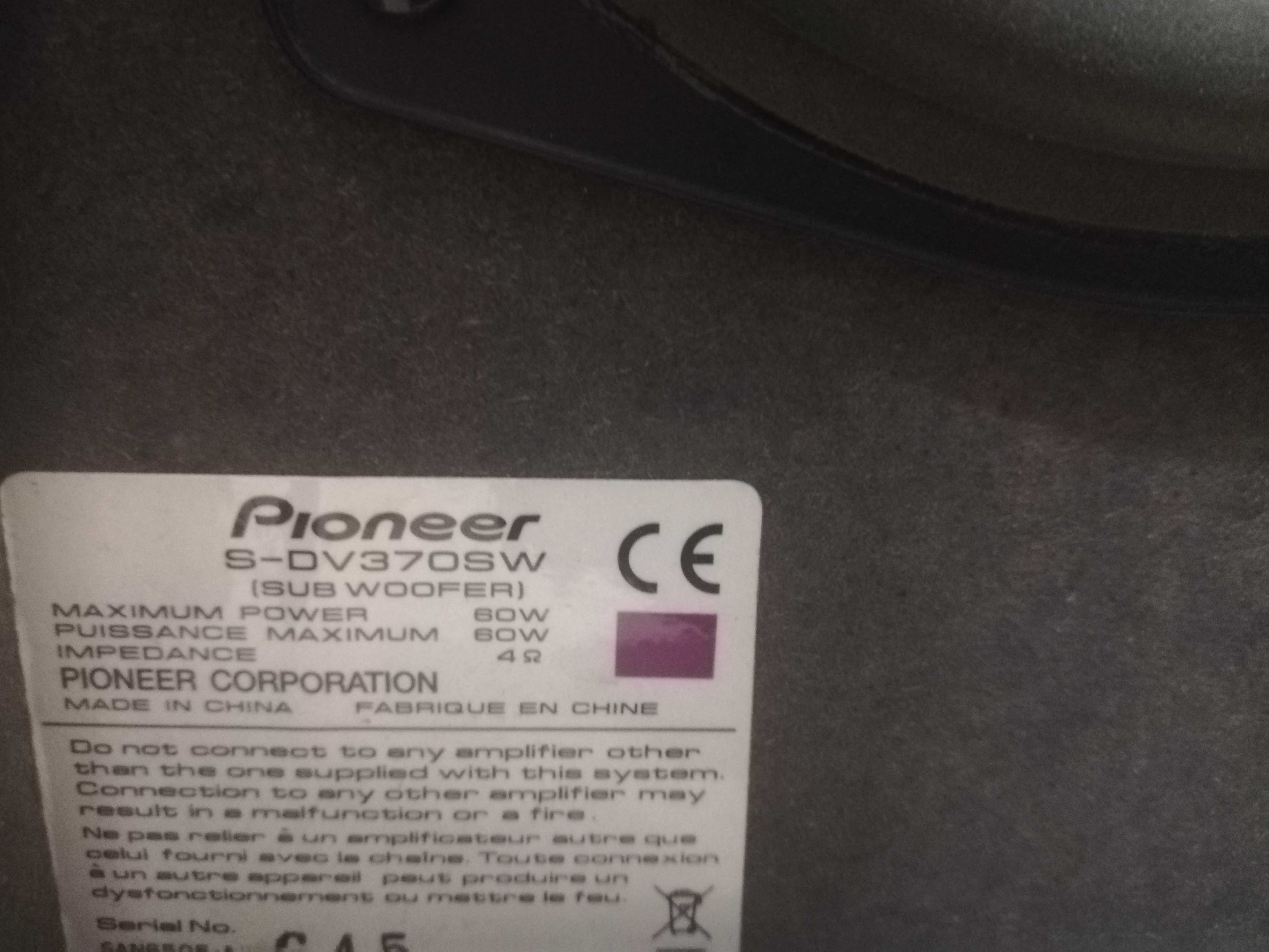 Домашний кинотеатр Pioneer колонки