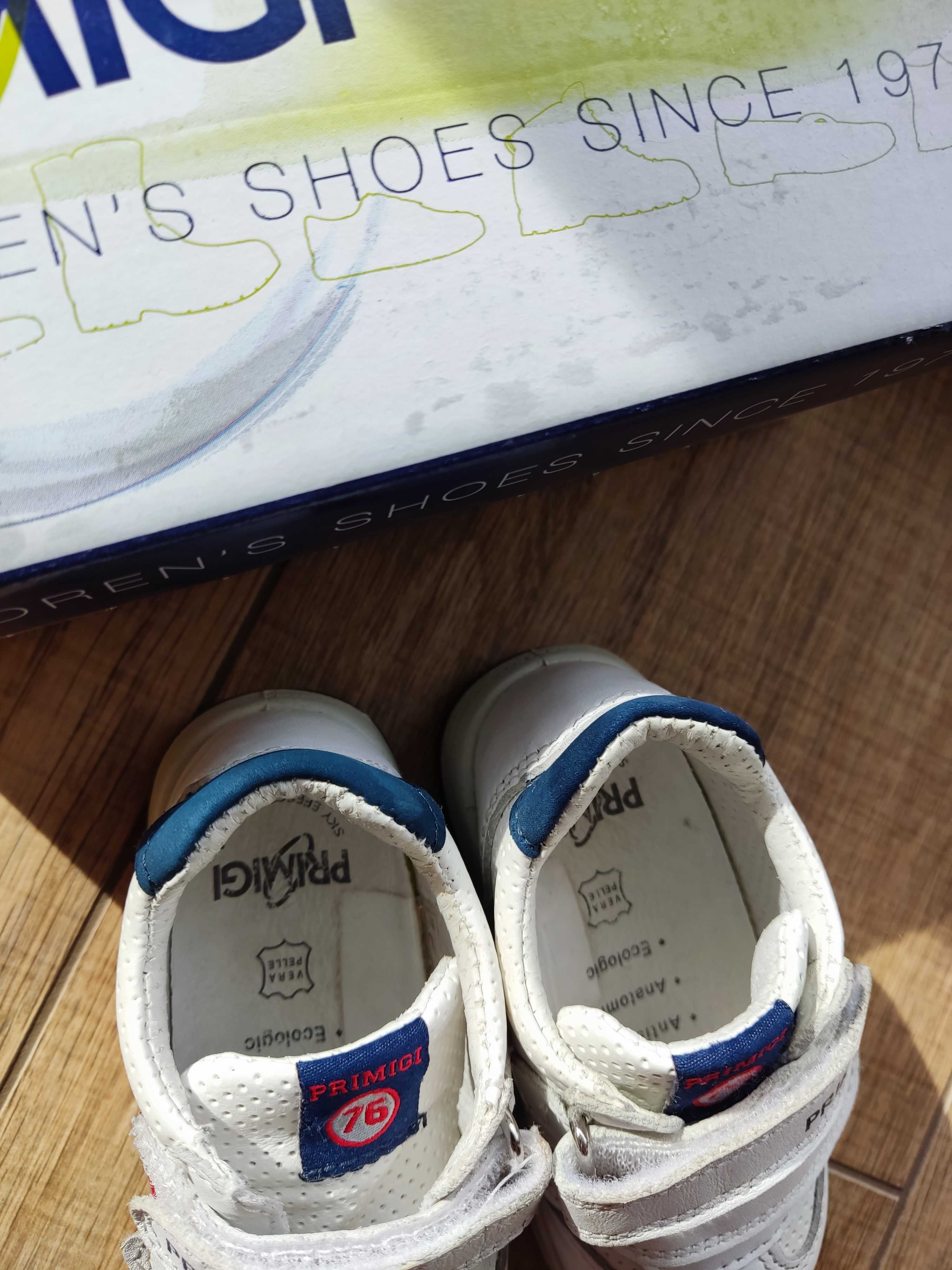 Buty primigi 21 adidasy trampki białe dla chłopca sportowe