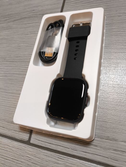 Smartwatch zegarek fitness z 112 trybami sportowymi czarny