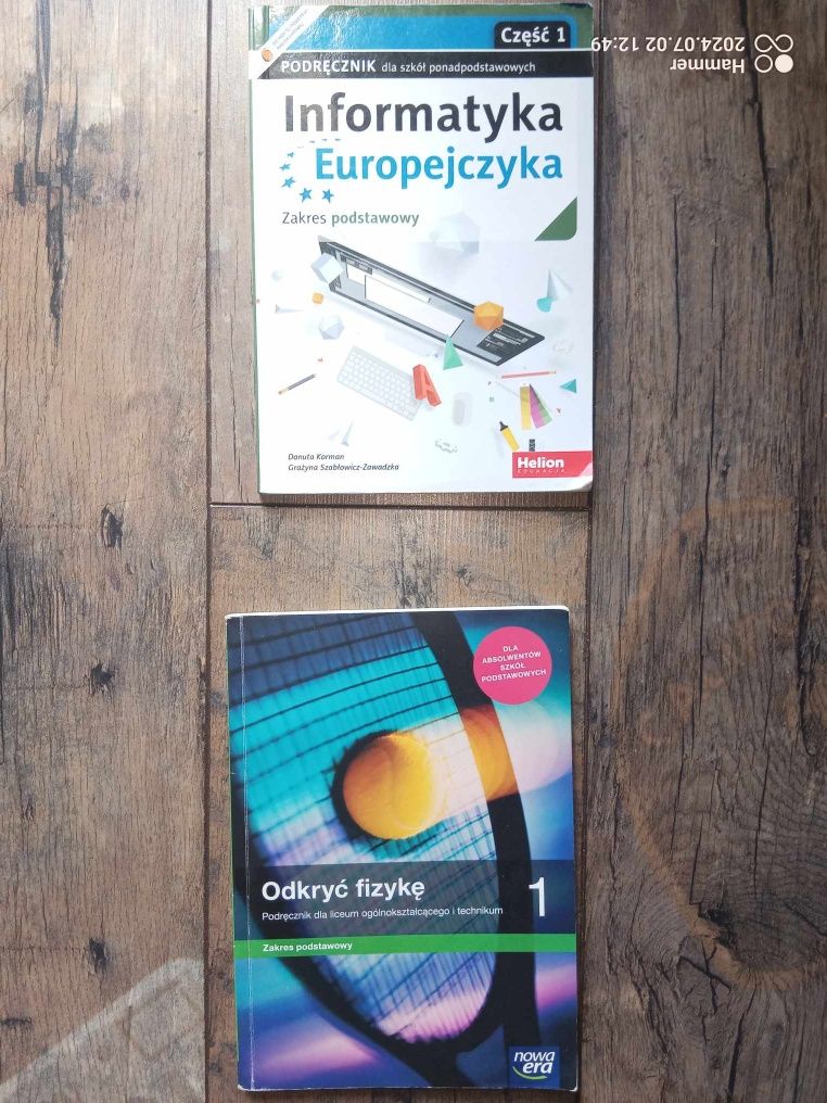 Podręczniki do 1 klasy liceum/technikum