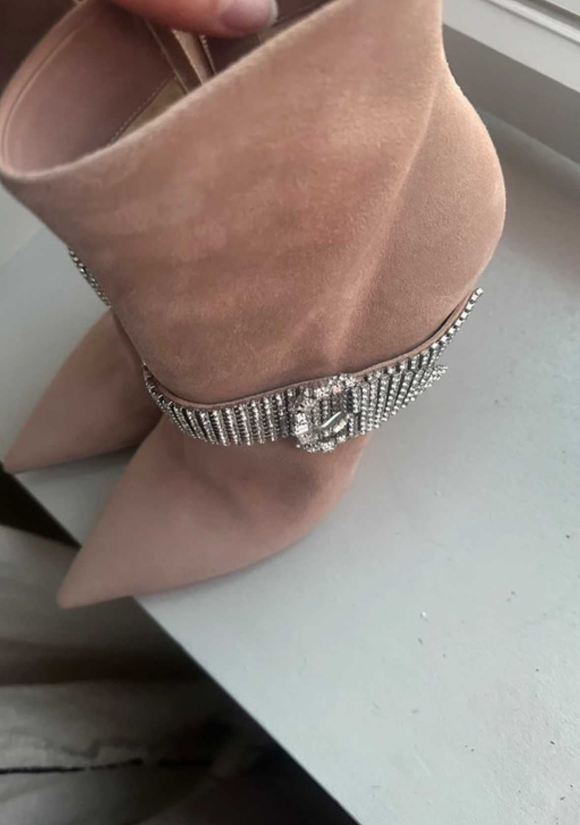 JIMMY CHOO skórzane buty rozmiar 39-40